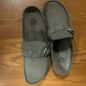 Brand new Grey Birkenstock Clogs